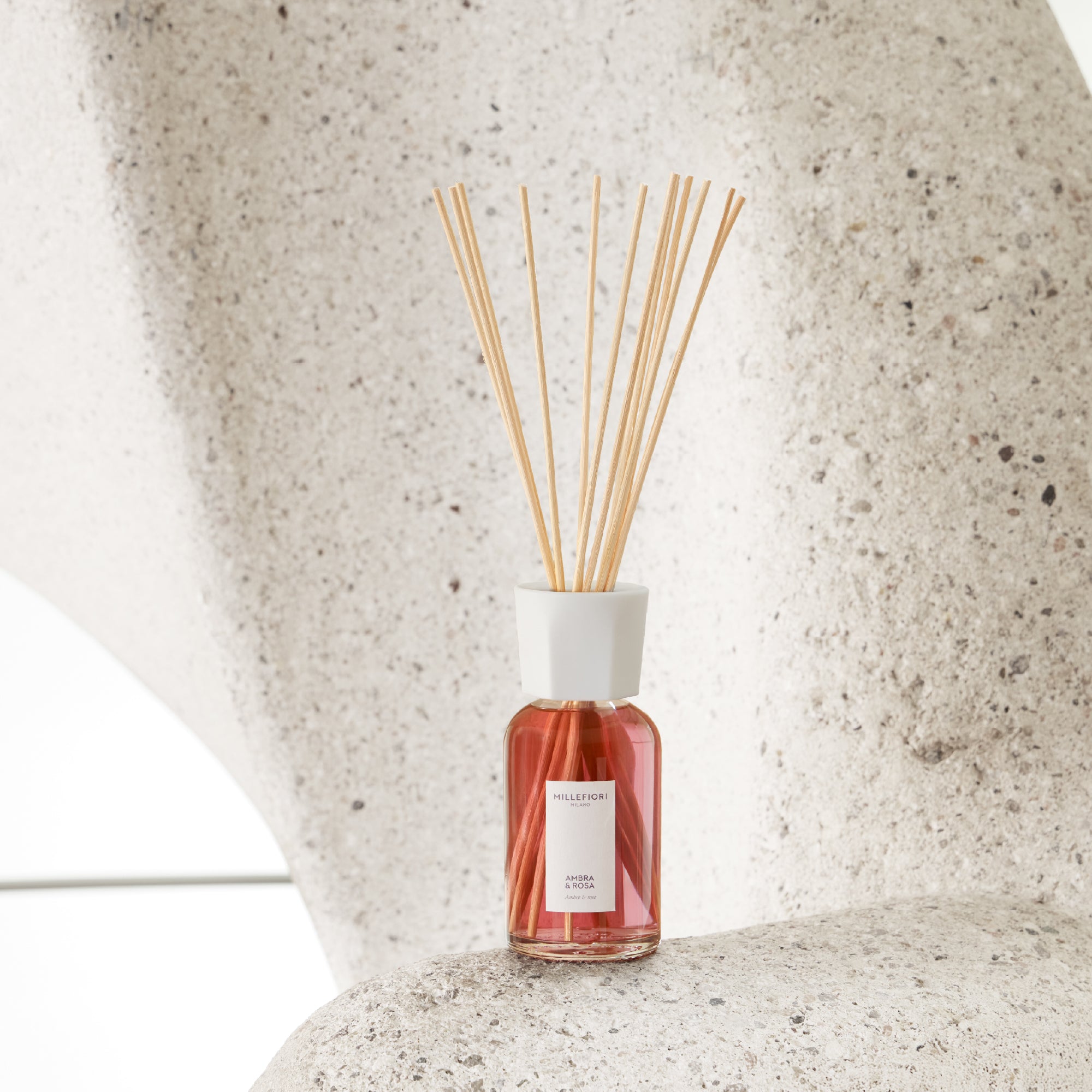 Millefiori Milano Reed Diffuser Ambra & Rosa