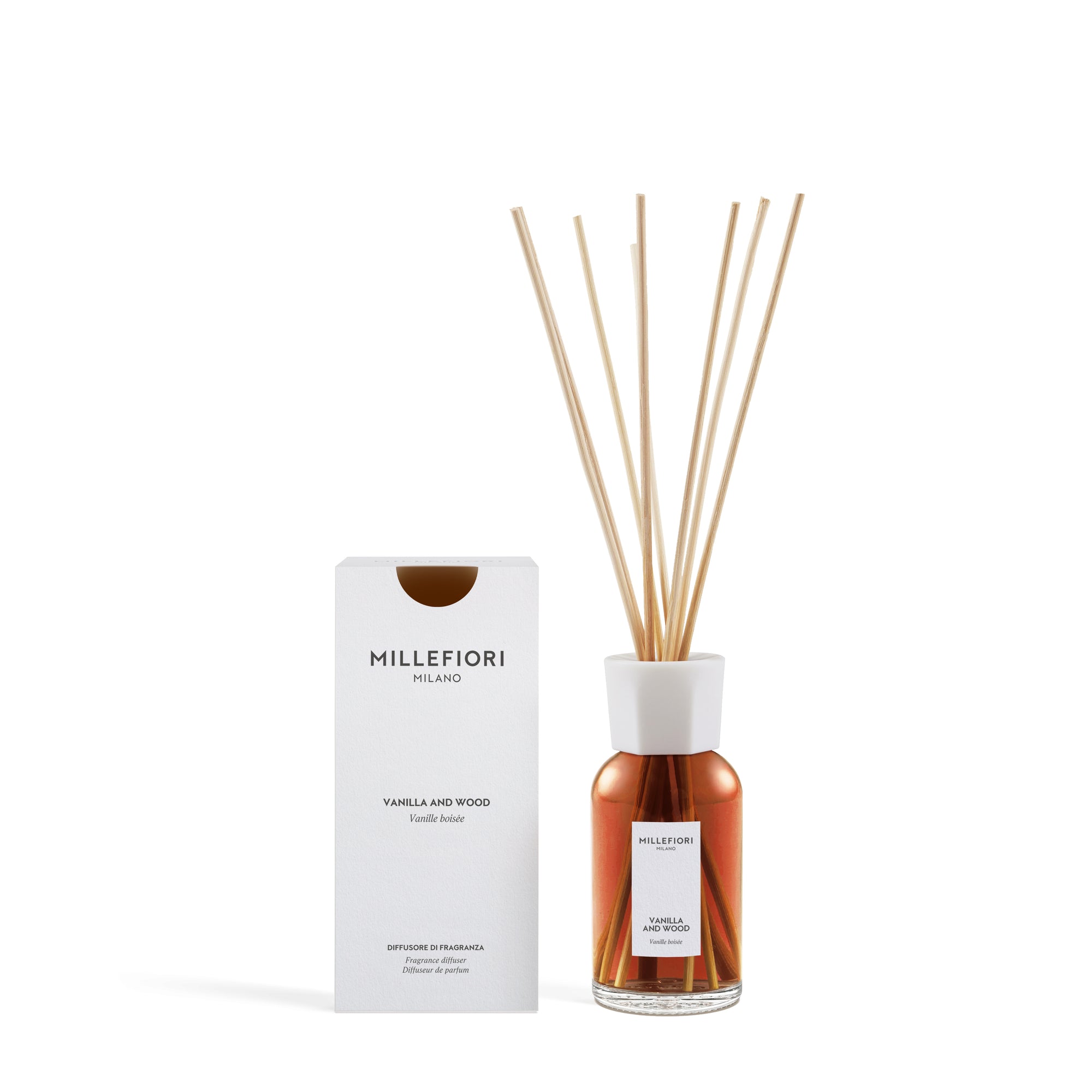 Millefiori Milano Reed Diffuser Vanilla and Wood