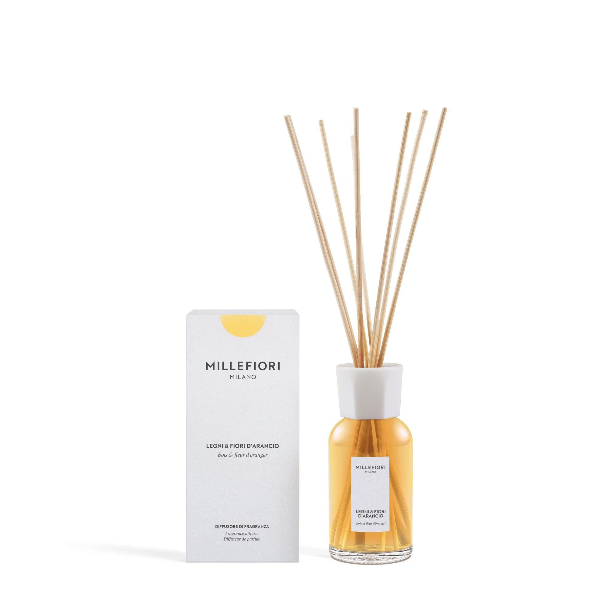 Millefiori Milano Reed Diffuser Legni e Fiori d'Arancio