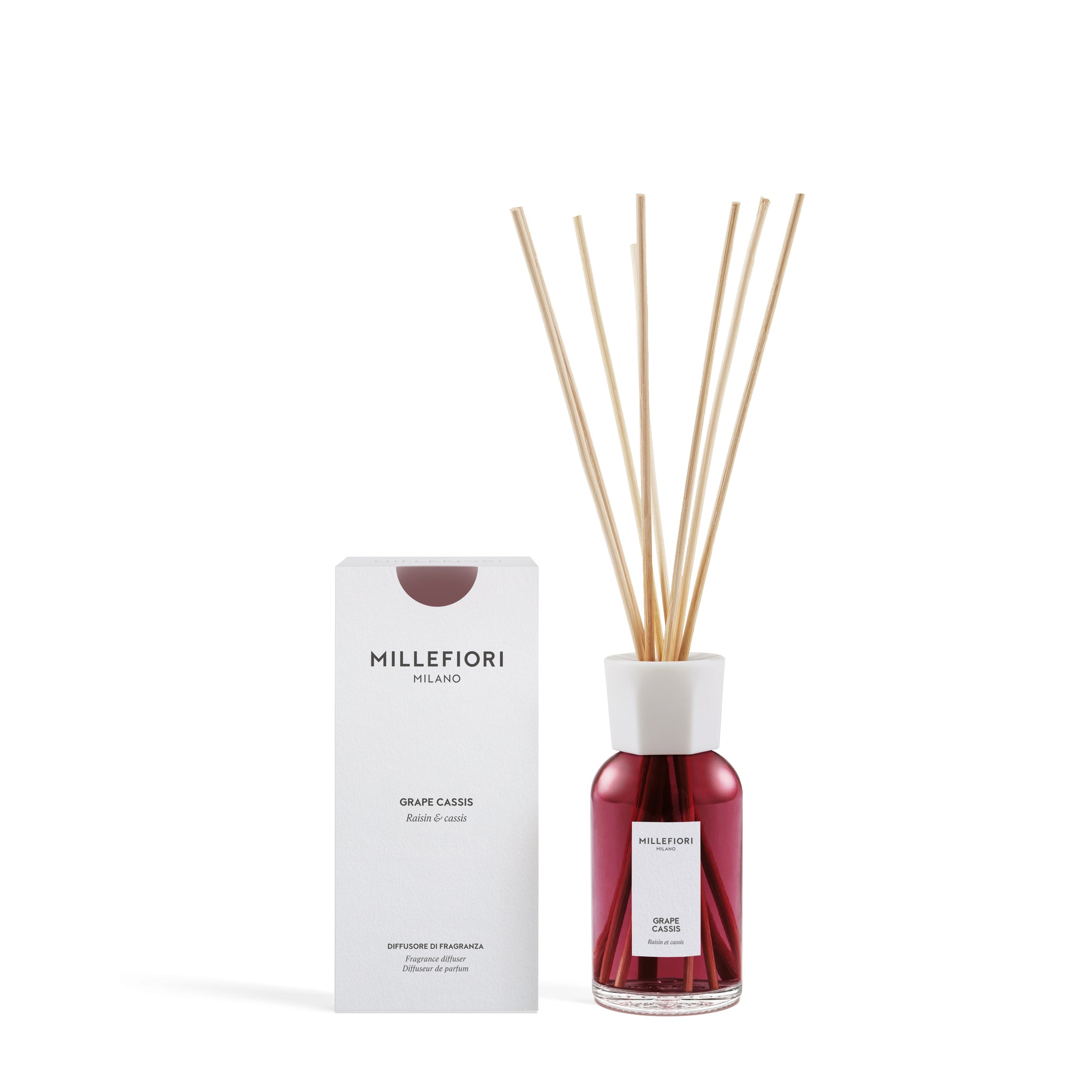 Millefiori Milano Reed Diffuser Grape Cassis