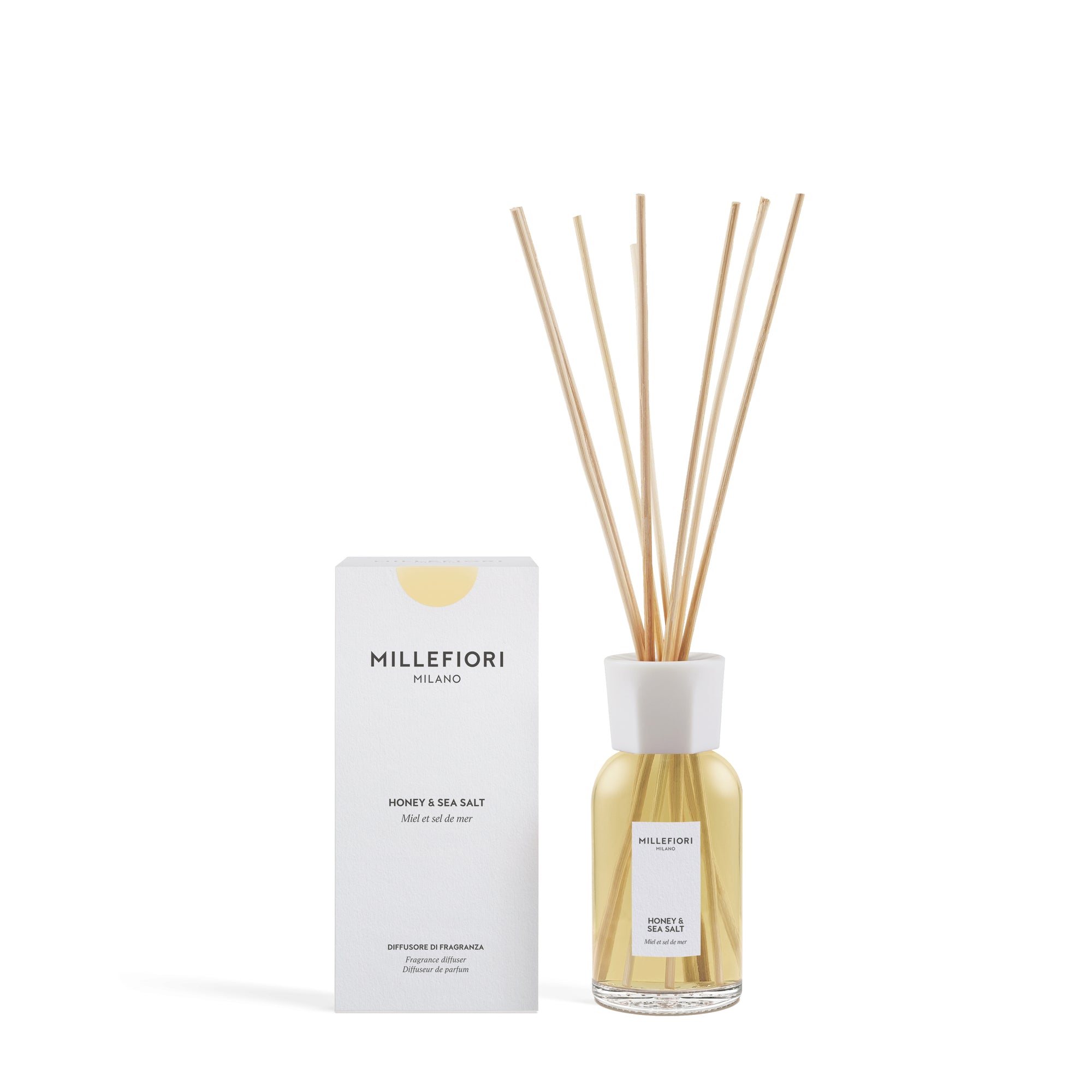 Millefiori Milano Reed Diffuser Honey & Sea Salt
