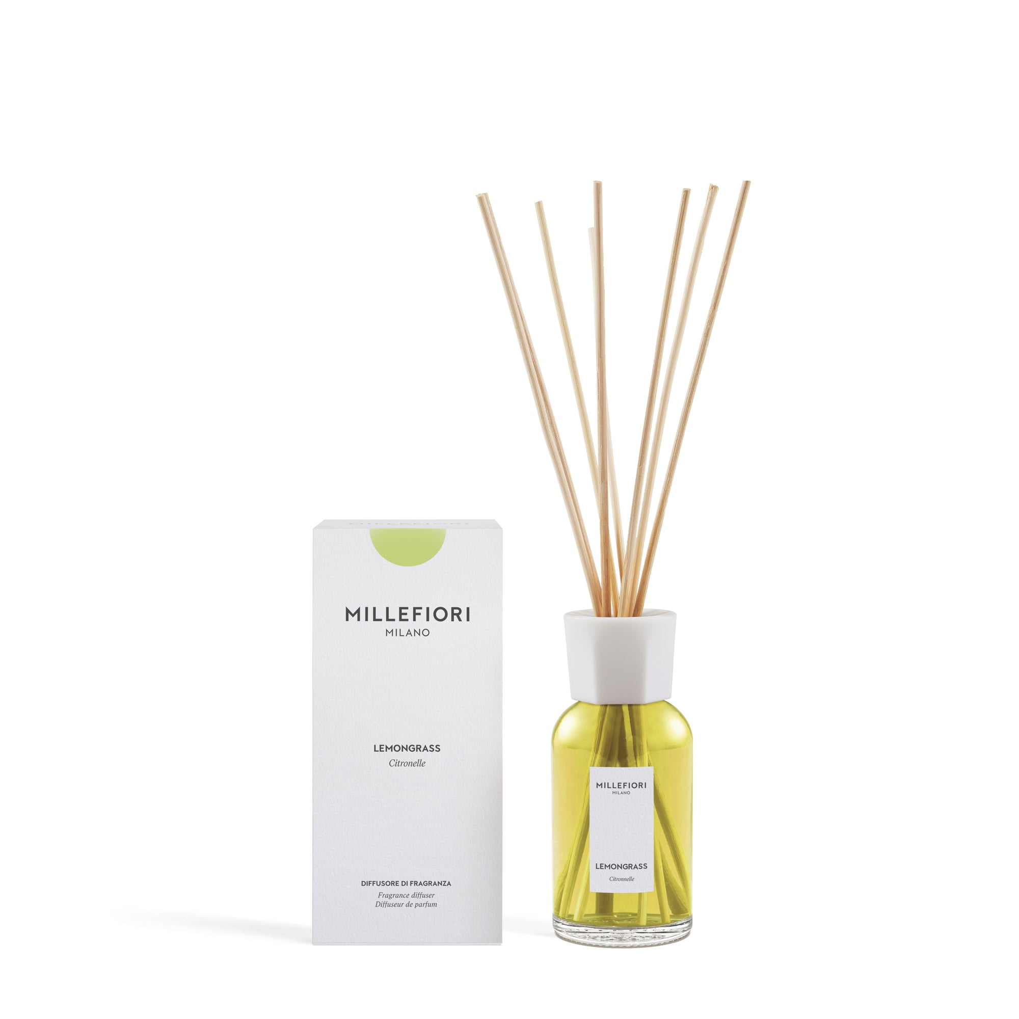 Millefiori Milano Reed Diffuser Lemongrass