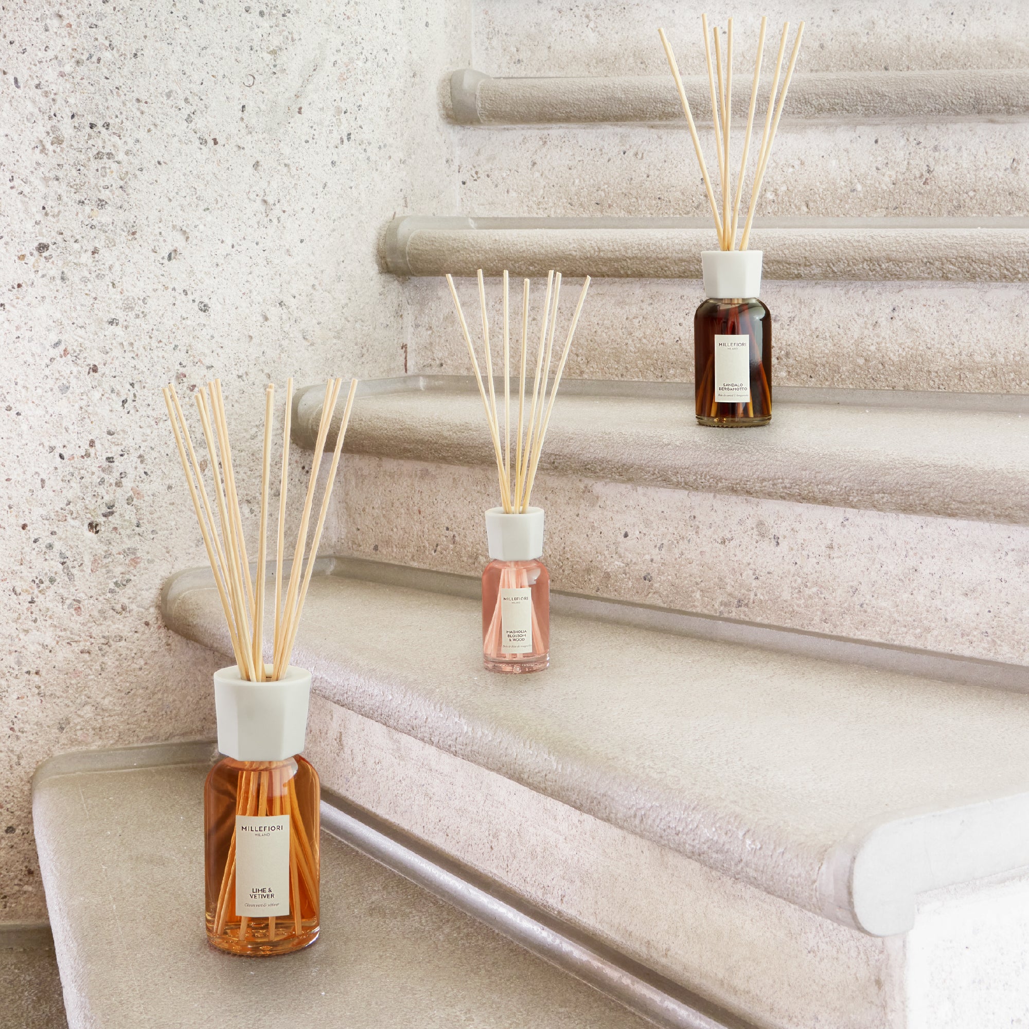 Millefiori Milano Reed Diffuser Magnolia Blossom & Wood