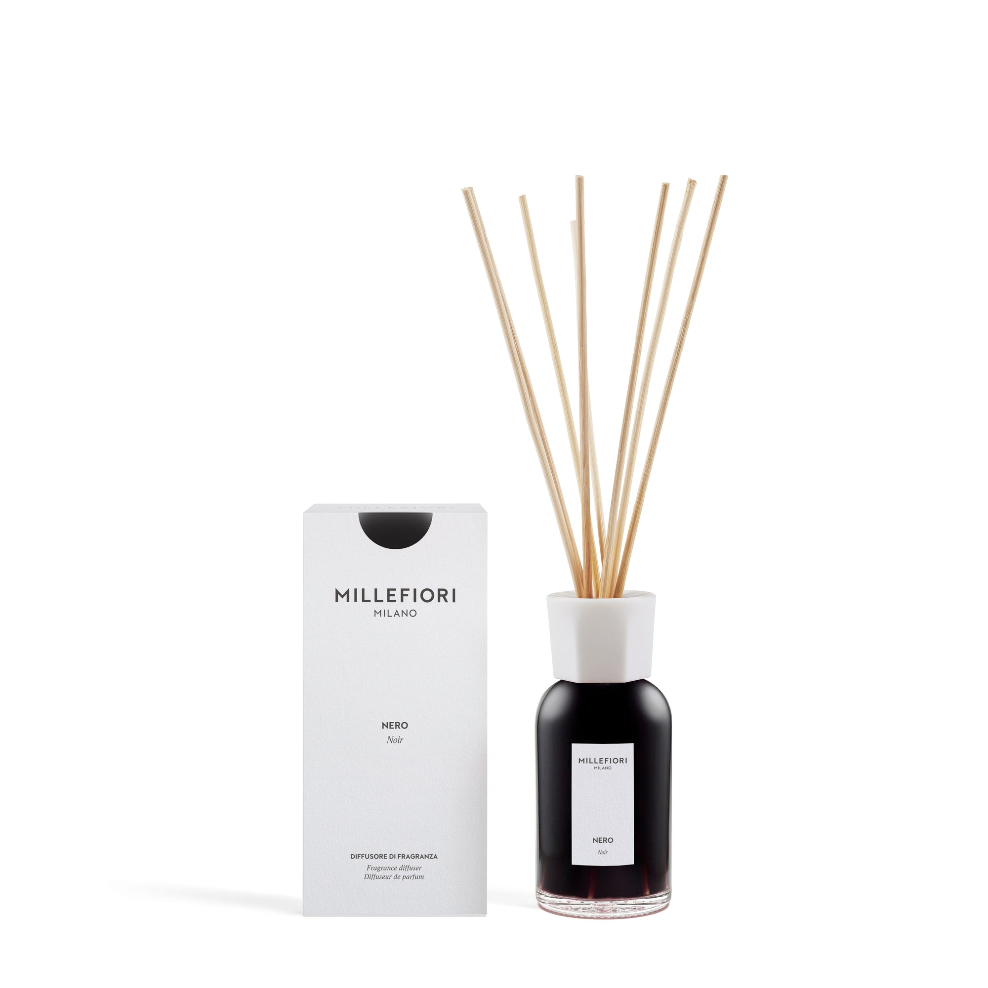 Millefiori Milano Reed Diffuser Nero