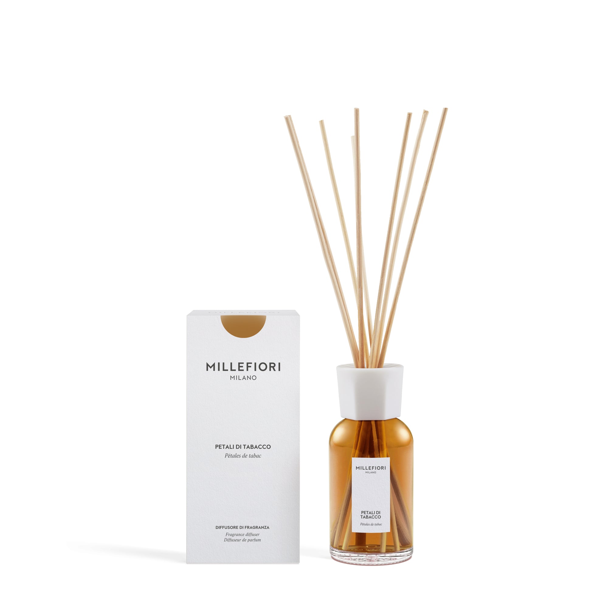 Millefiori Milano Reed Diffuser Petali di Tabacco