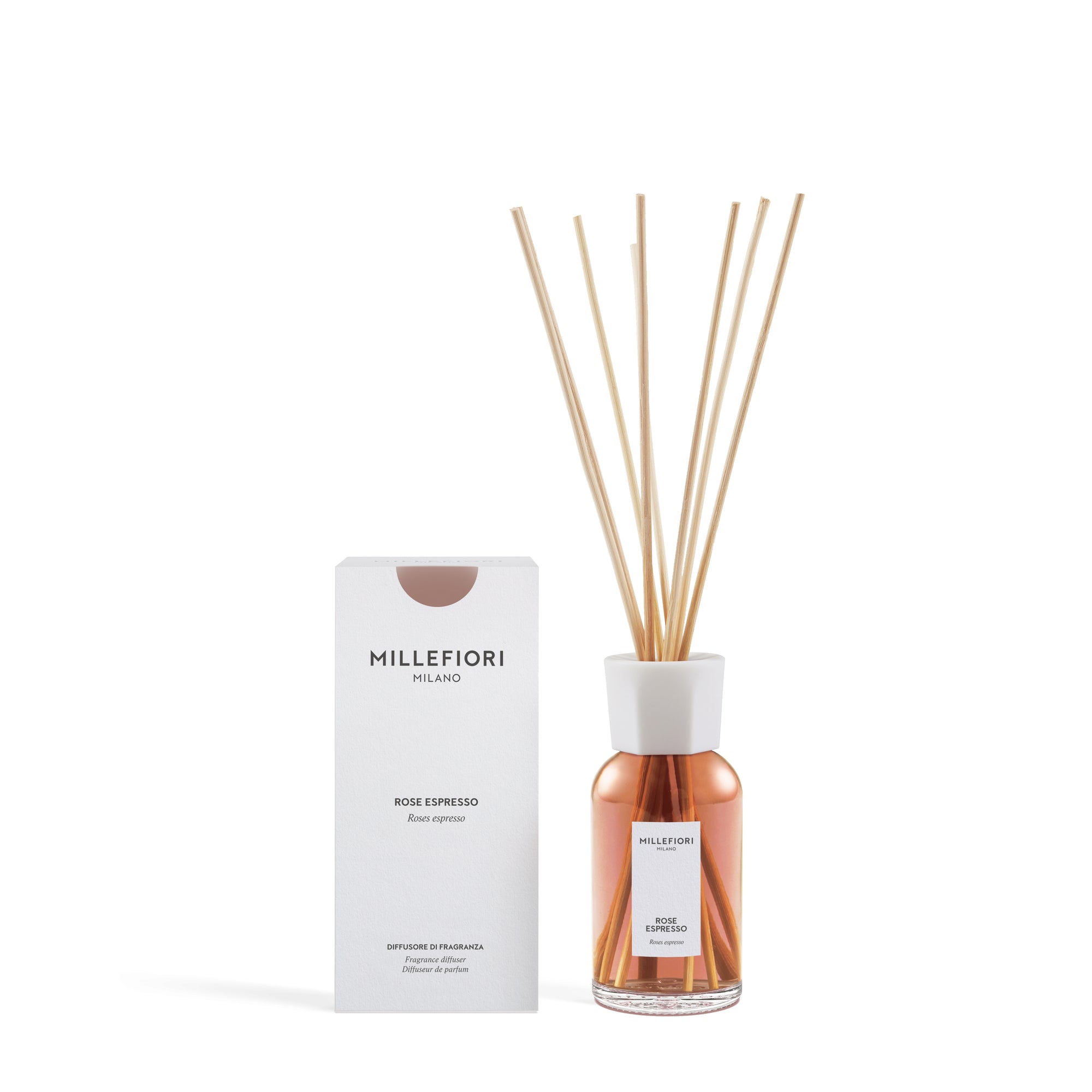 Millefiori Milano Reed Diffuser Rose Espresso