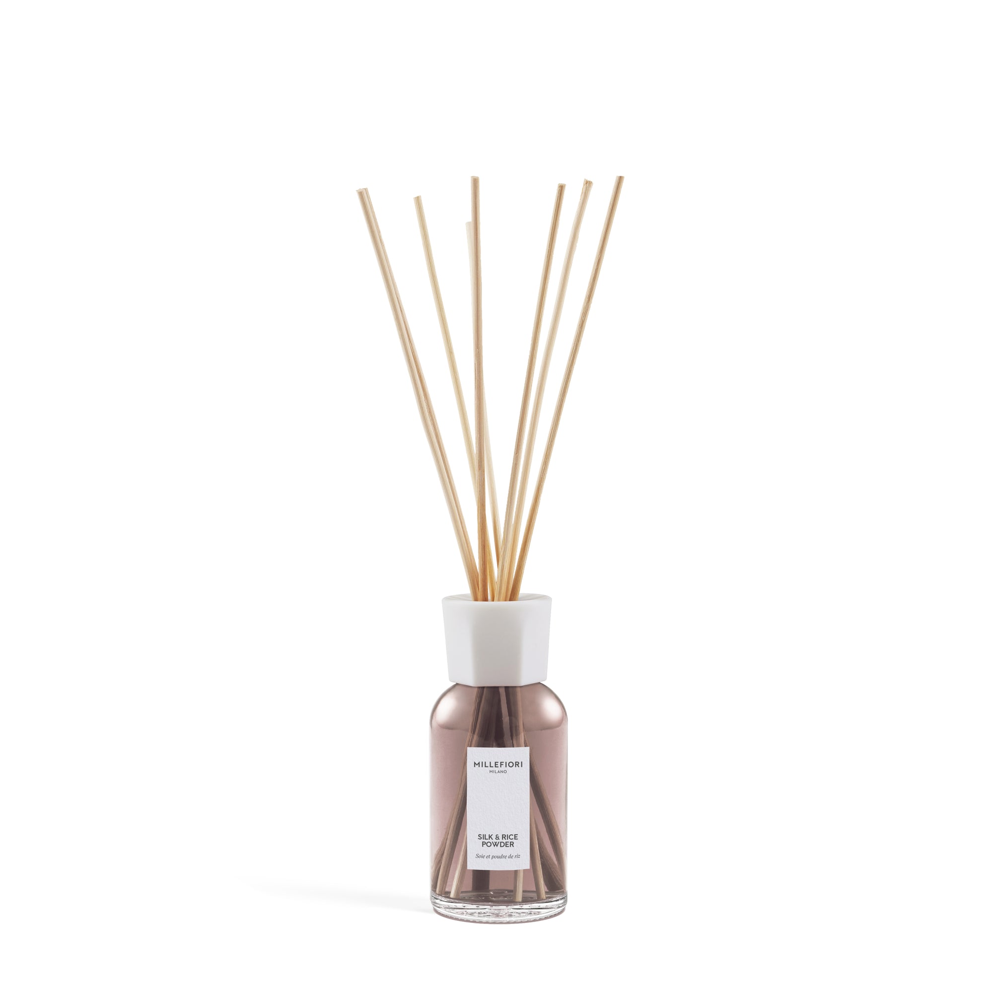 Millefiori Milano Reed Diffuser Silk & Rice Powder