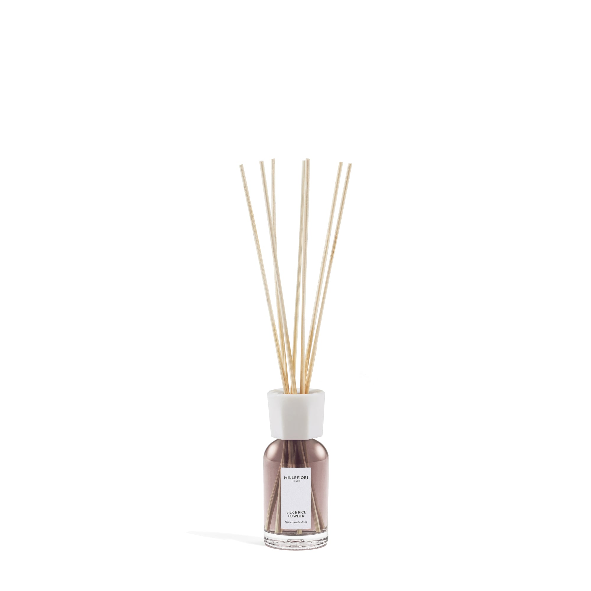 Millefiori Milano Reed Diffuser Silk & Rice Powder