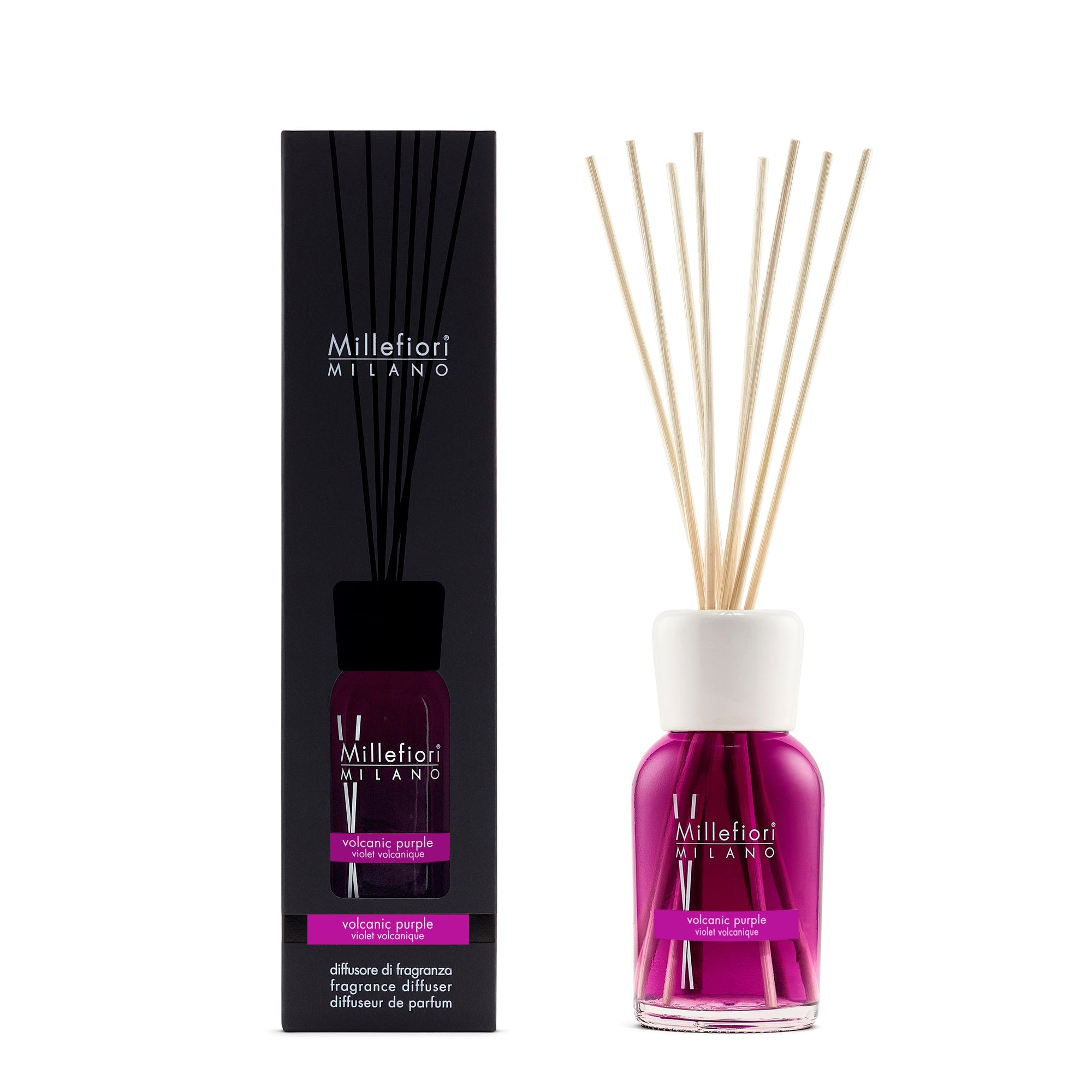 Millefiori Milano Reed Diffuser Volcanic Purple