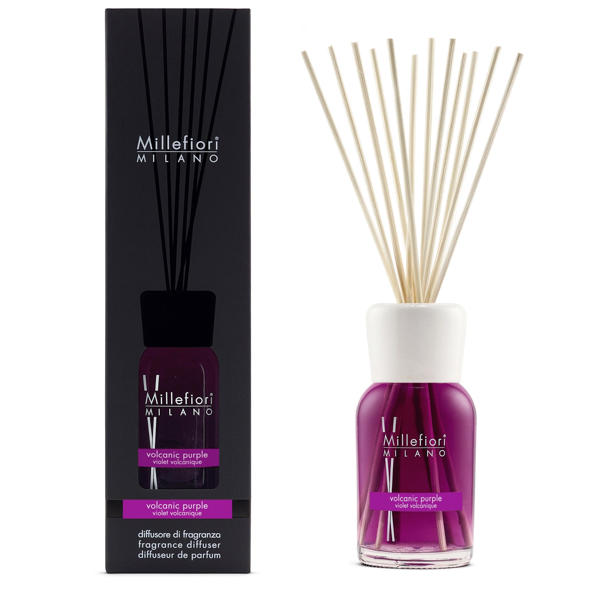 Millefiori Milano Reed Diffuser Volcanic Purple