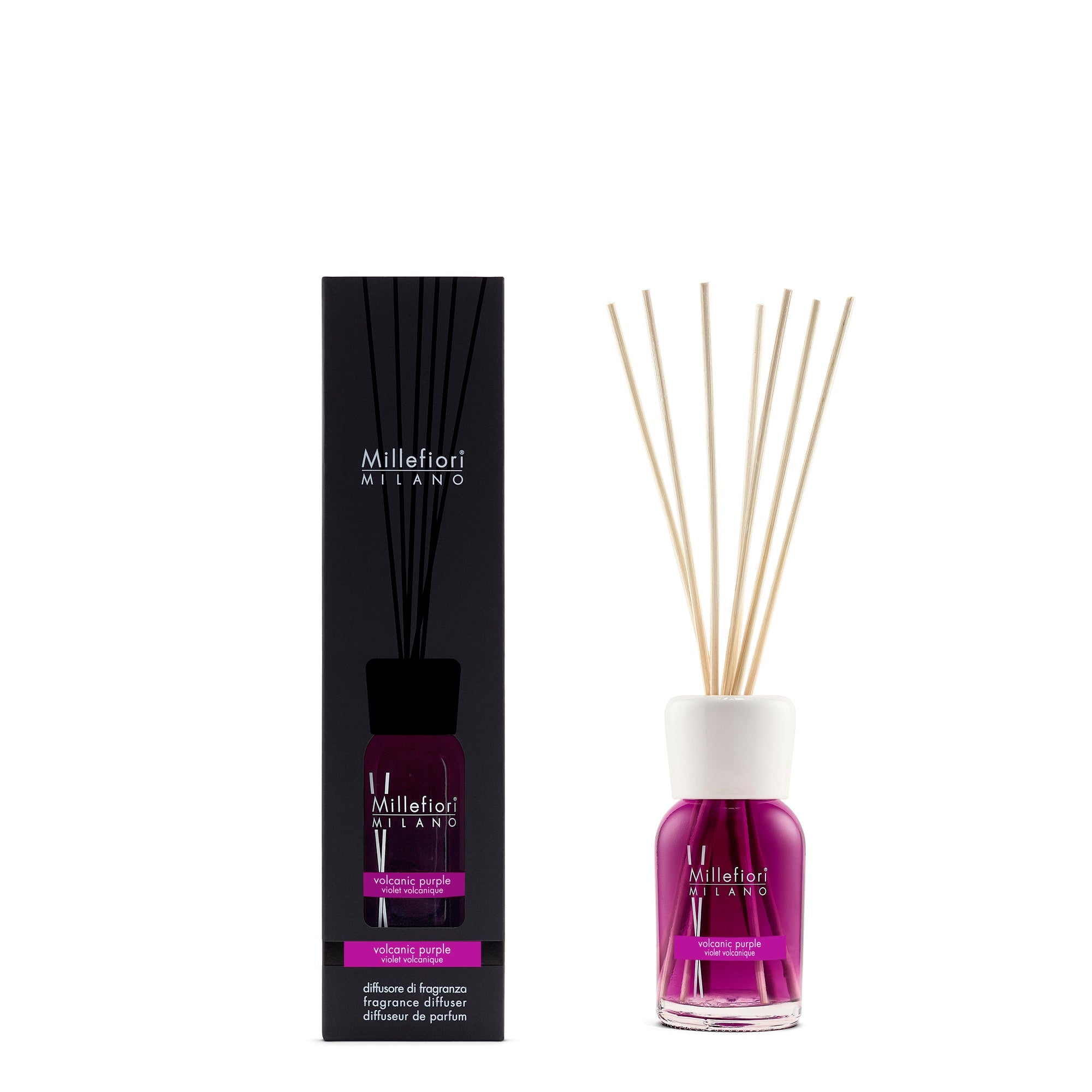 Millefiori Milano Reed Diffuser Volcanic Purple