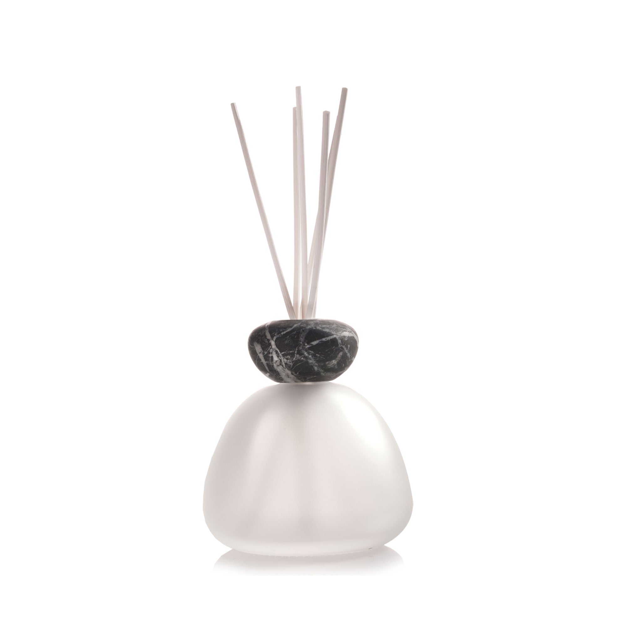 Air Design Satin Marble Diffuser with Black Cap